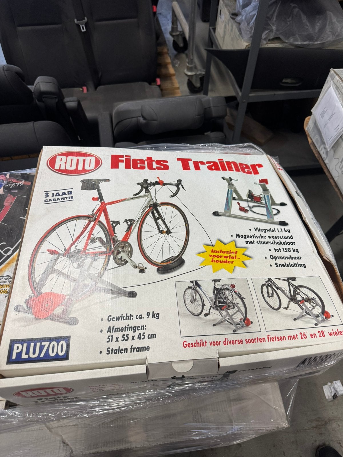 ROTO fietstrainer PLU700, Ophalen, Zo goed als nieuw, Trekhaakdrager