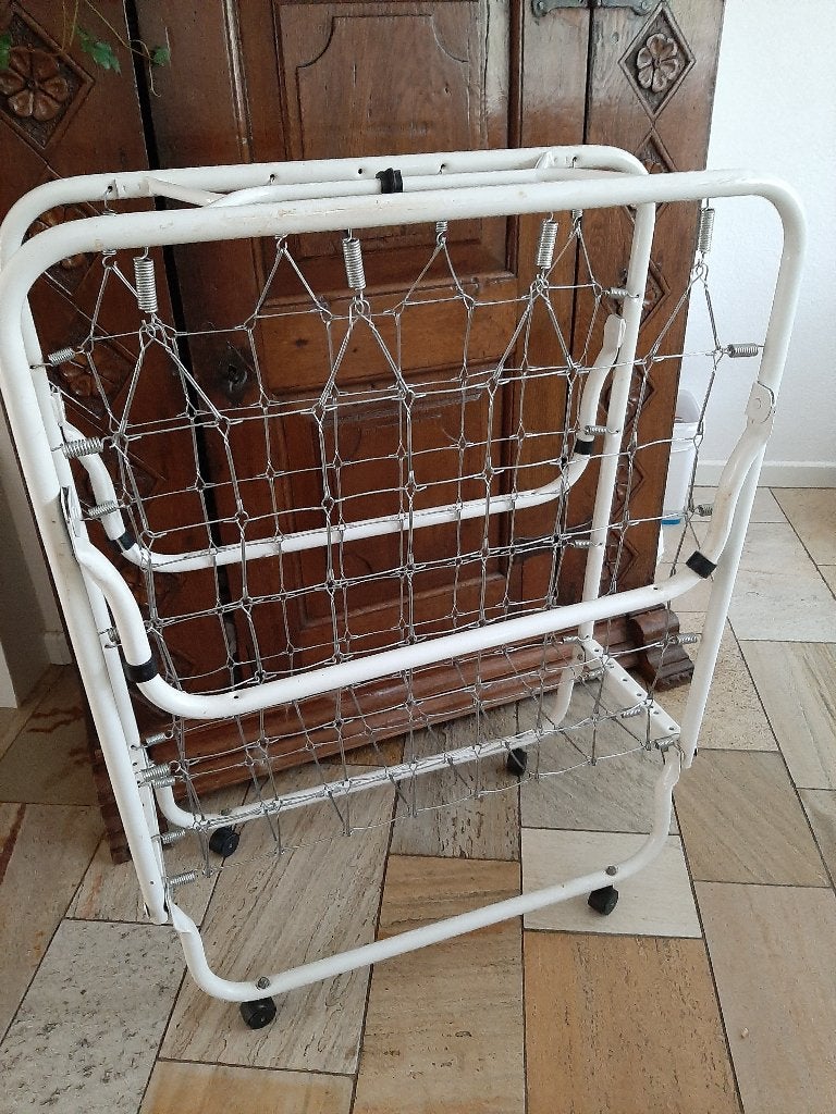 Gratis opvouwbaar logeerbed, Ophalen, Gebruikt, Eenpersoons, Wit