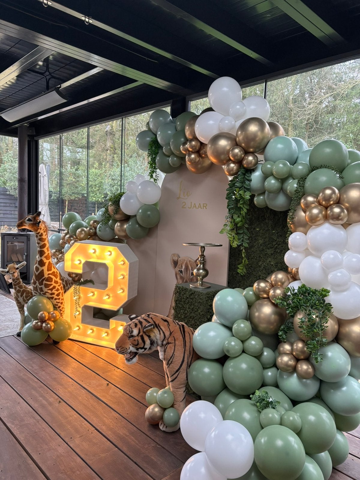 Jungle thema - Birthday - Verjaardag - Styling - Verhuur, Ophalen, Zo goed als nieuw, Verjaardag
