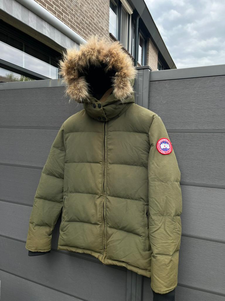 Originele Canada Goose winterjas maat M, Ophalen of Verzenden, Gedragen, Maat 38/40 (M), Groen