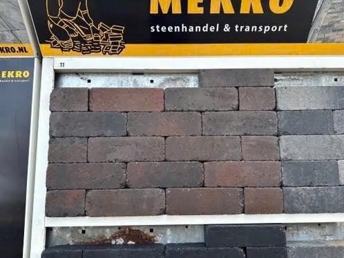stonique trommel longstone 7 cm oud Emmen, Klinkers, Nieuw, Ophalen of Verzenden, 10 m² of meer