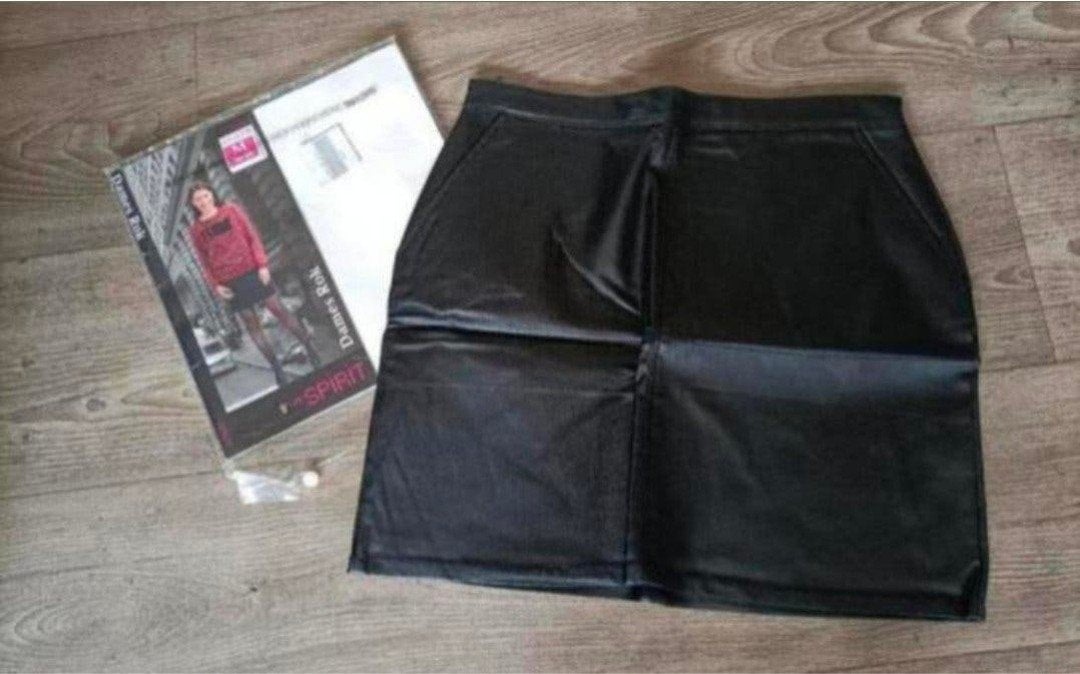 🌱napoa leren rok van true spirit maat M🌱  nieuw, Maat 38/40 (M), Verzenden, Zwart, Nieuw