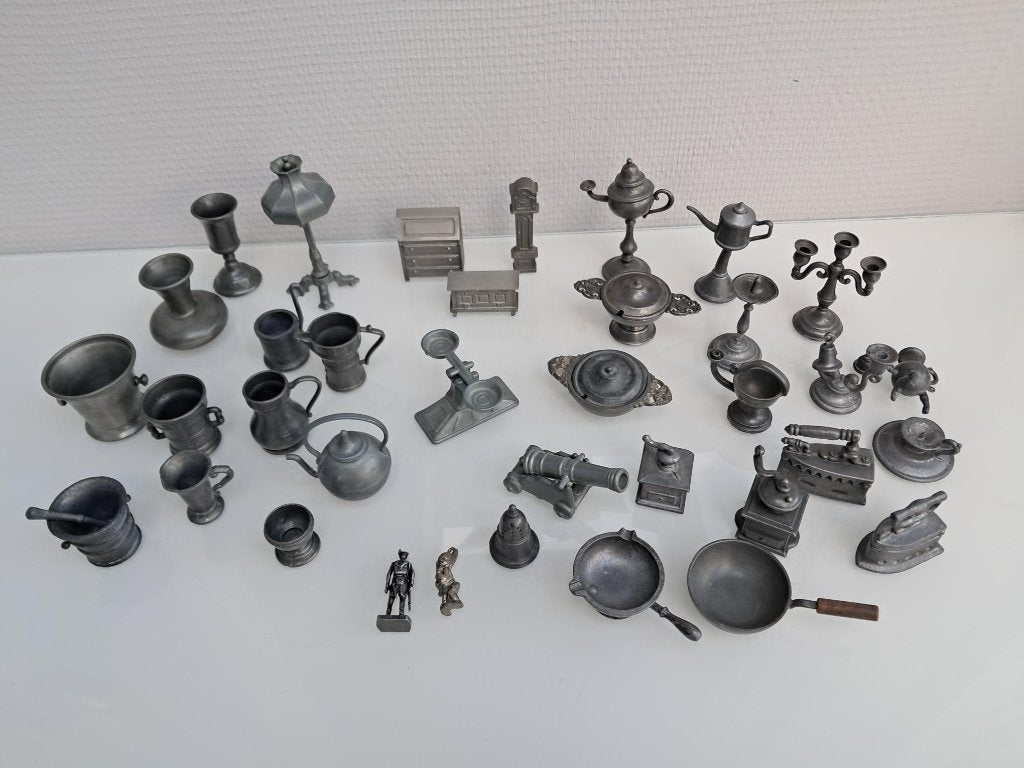 tinnen ( miniatuurtjes, Ophalen of Verzenden