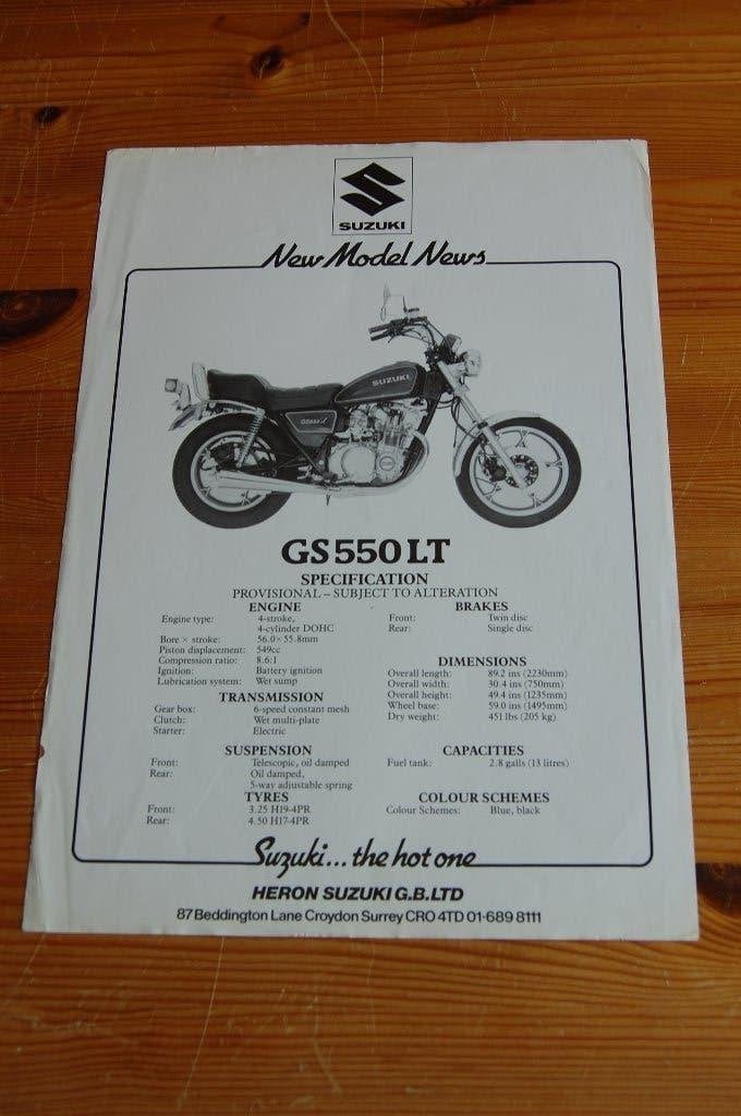Suzuki GS550LT, Ophalen of Verzenden, Suzuki
