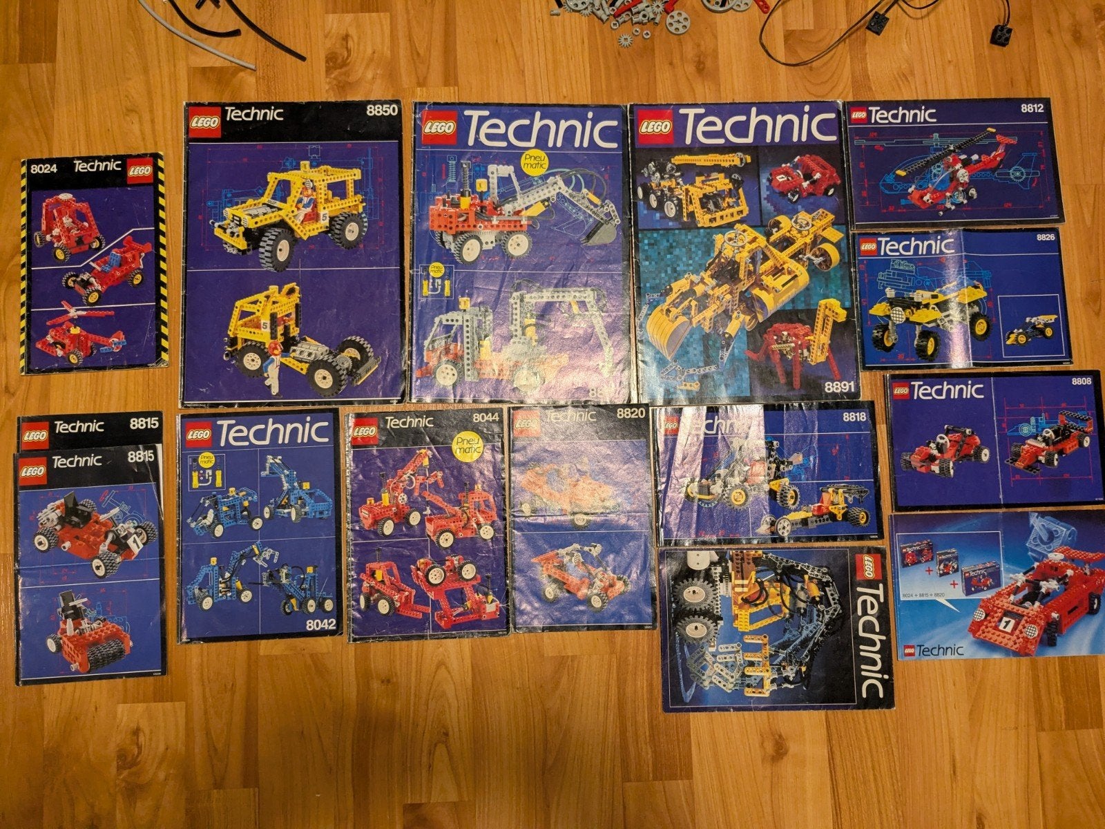 Grote partij LEGO Technic sets, Gebruikt, Lego, Inclusief instructies, Ophalen of Verzenden