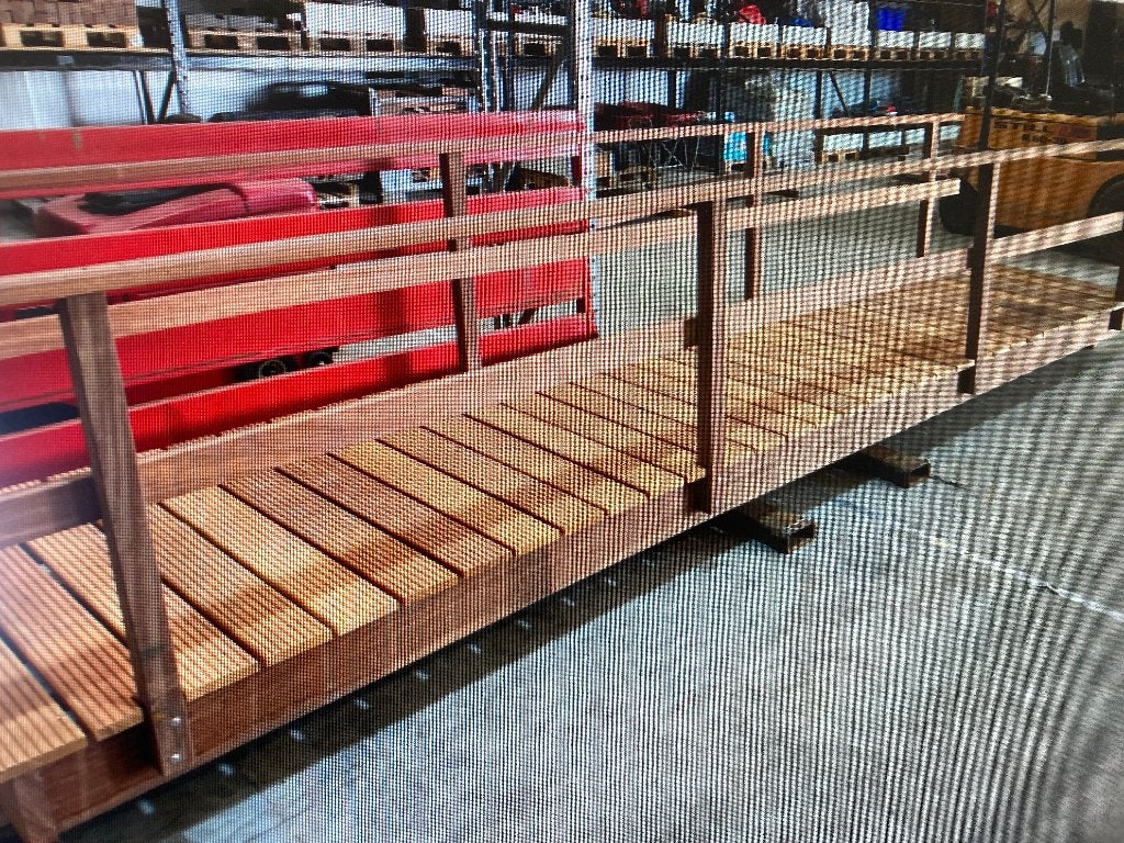 hardhouten brug, Ophalen