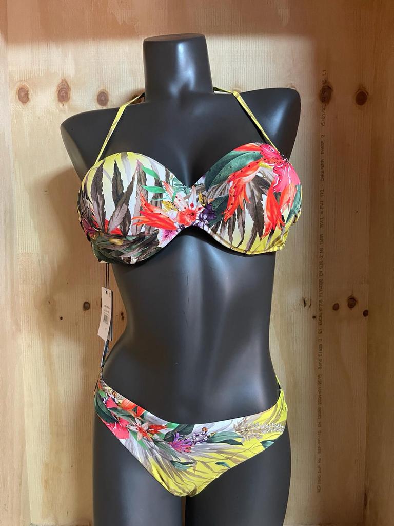Magistral halter / strapless bikini top 40c en brazilian 38, Verzenden, Nieuw, Geel, Bikini