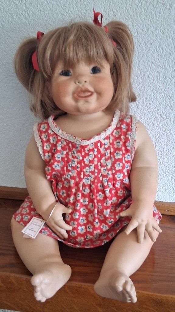 Porseleinen babypop, Verzamelen, Ophalen of Verzenden, Nieuw, Babypop, Levensecht of Reborn