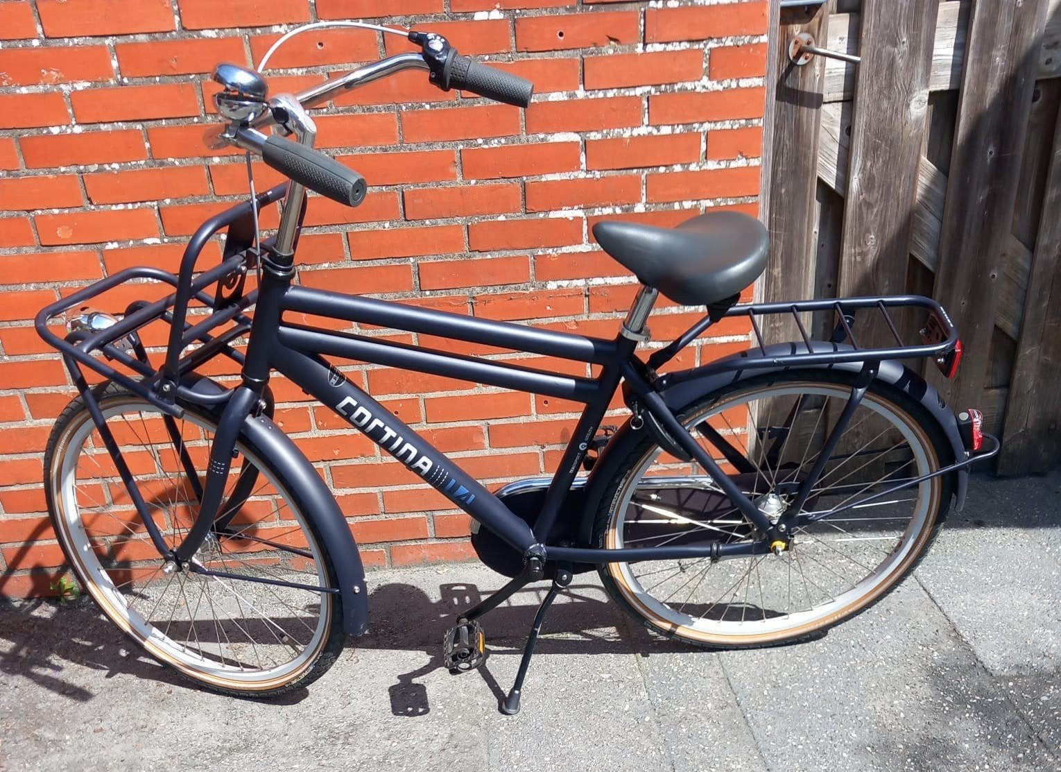 Cortina U4 Transportfiets jongens - Zo goed als nieuw, Terugtraprem, 24 inch, Cortina U4 Transport, Ophalen of Verzenden