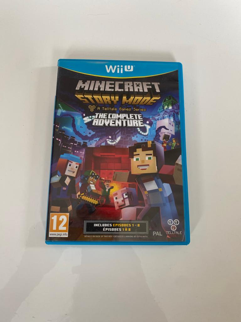 Minecraft Story Mode Complete Adventure - Wii U mist boekje, Spelcomputers en Games, Avontuur en Actie, Gebruikt, 1 speler, Ophalen of Verzenden