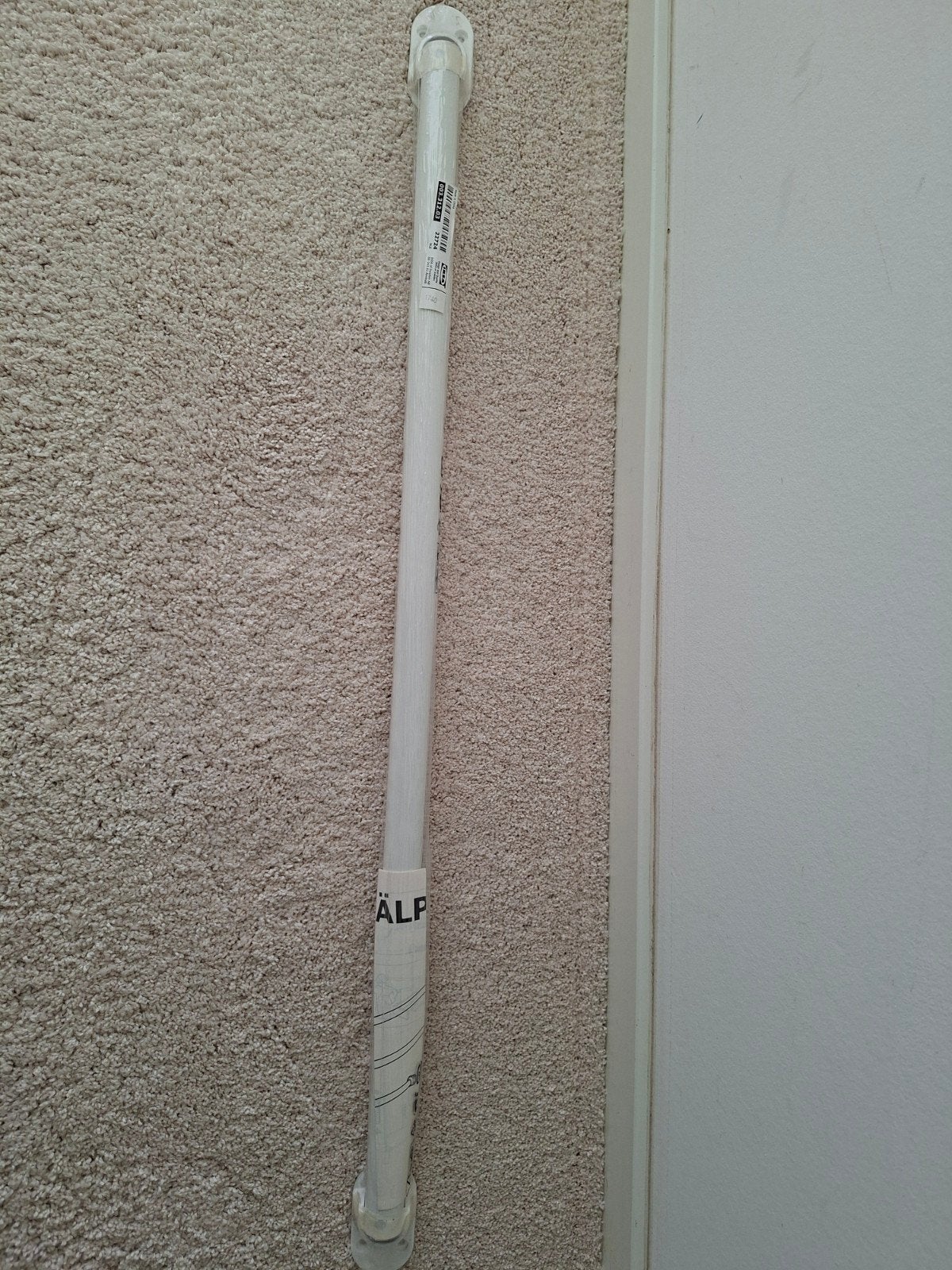 IKEA HJÄLPA Kledingroede 80 cm Wit Nieuw in Verpakking, Ophalen, Nieuw