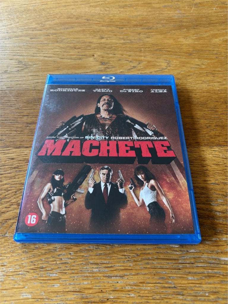 Blu-ray Machete - NL-Uitgave, Vanaf 16 jaar, Nederlands, Film, Actie