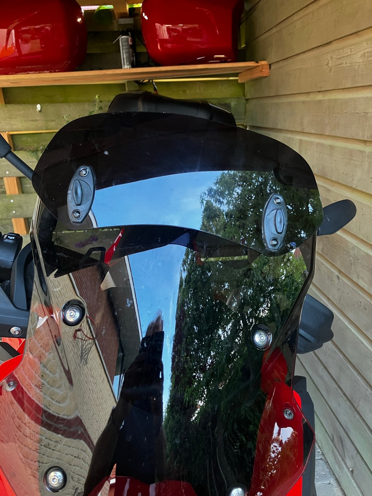 Smoke Wind Screen Extension Voorruit Voor BMW (f900xr), Ophalen of Verzenden, Gebruikt