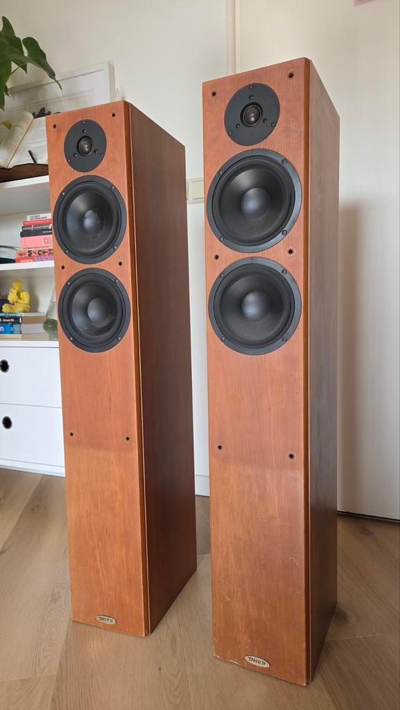 Tannoy Revolution R3 Floorstanding Speakers mass loaded sand, Gebruikt, 120 watt of meer, Front, Rear of Stereo speakers, Ophalen