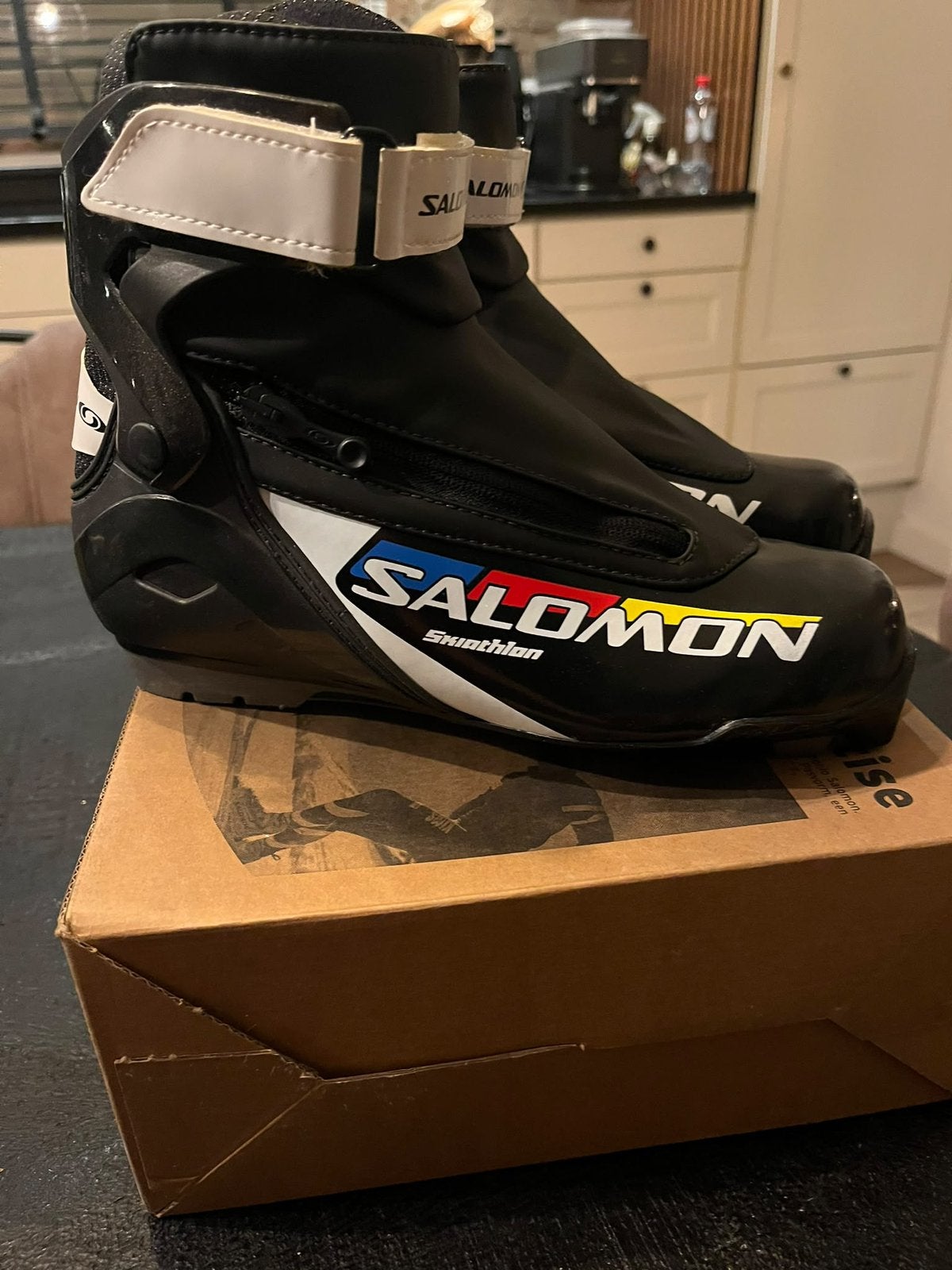 Salomon klapschoenen /langlauf, Overige merken, Klapschaats, Ophalen of Verzenden, Zo goed als nieuw