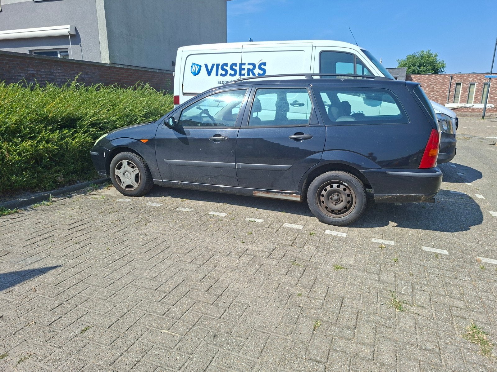 Ford Focus 1.6I 74KW 2003 Zwart, Auto's, Ford, 1596 cc, 15 km/l, 4 cilinders, 100 pk