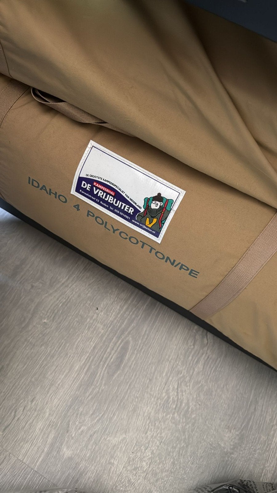Ruime tunneltent De Vrijbuiter Idaho 4 Polycotton, Ophalen, Tot en met 4