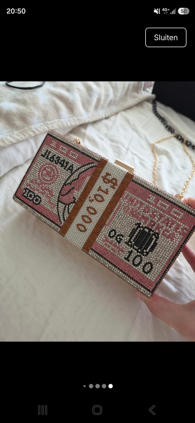 Super Mooi Glitter Tasje, Ophalen of Verzenden, Nieuw, Roze, Handtas