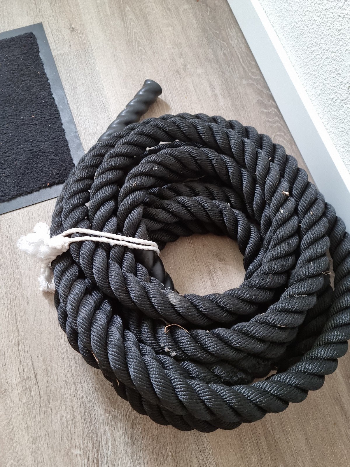 Battle Rope - Fitness Touw voor Krachttraining, Sport en Fitness, Fitnessmaterialen, Ophalen, Gebruikt, Rug, Battle rope