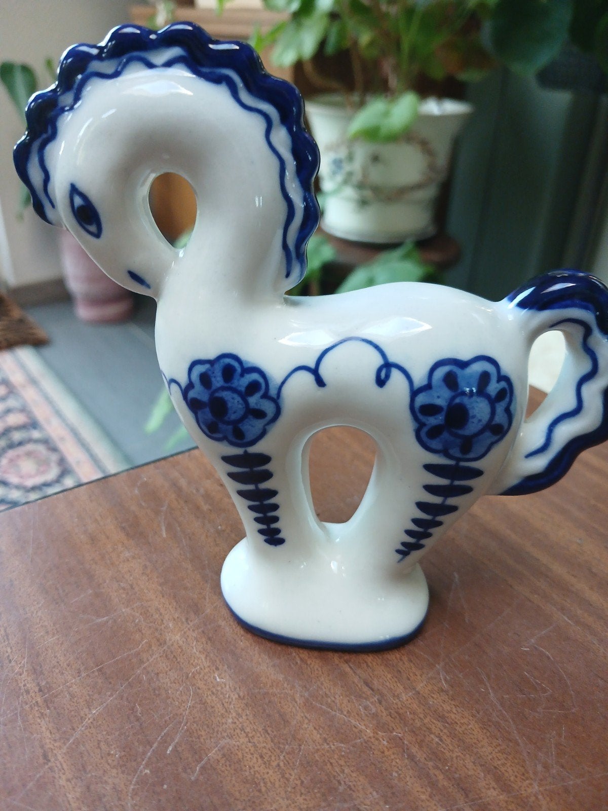 Vintage porseleinen paardje - Made in USSR, Ophalen of Verzenden