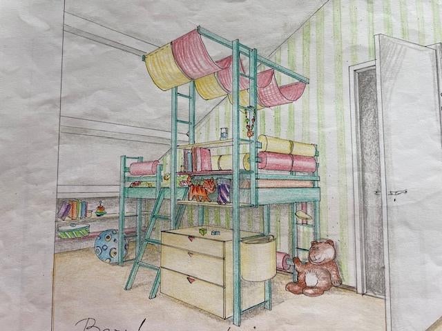 Vibel (van peuter tot volwassene)lifetime slaapkamer,origin, Ophalen, Zo goed als nieuw, Eenpersoons, Trendy vrolijk en bijzonder