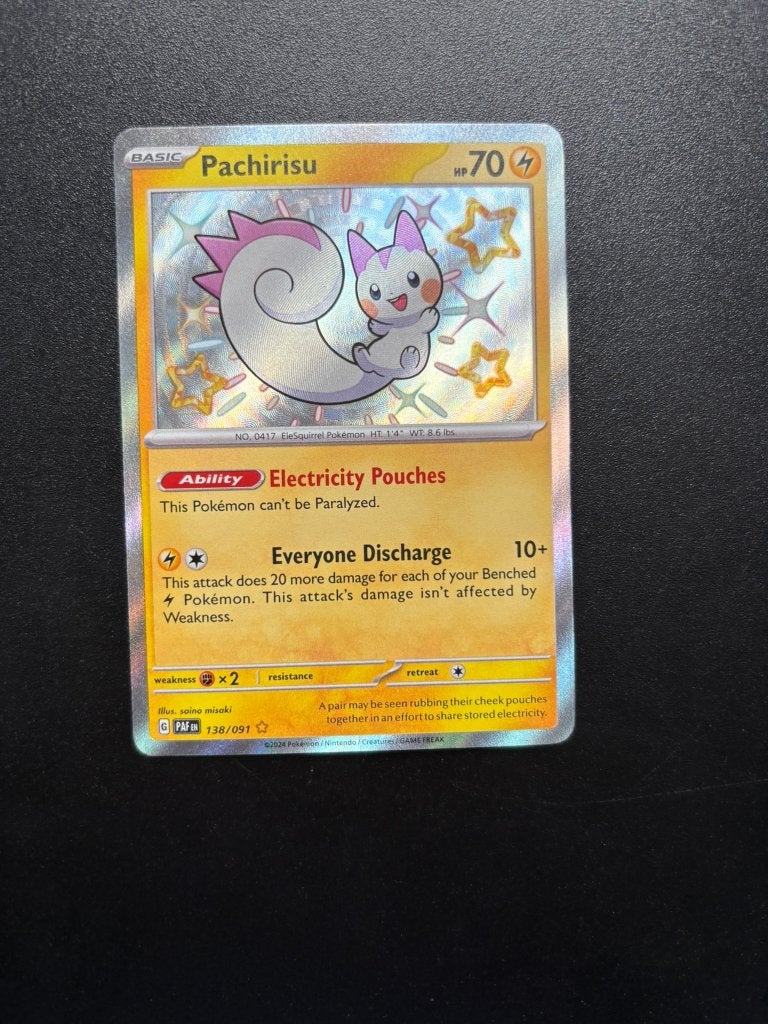 Pachirisu (PAF 138), Hobby en Vrije tijd, Verzamelkaartspellen | Pokémon, Ophalen of Verzenden, Zo goed als nieuw