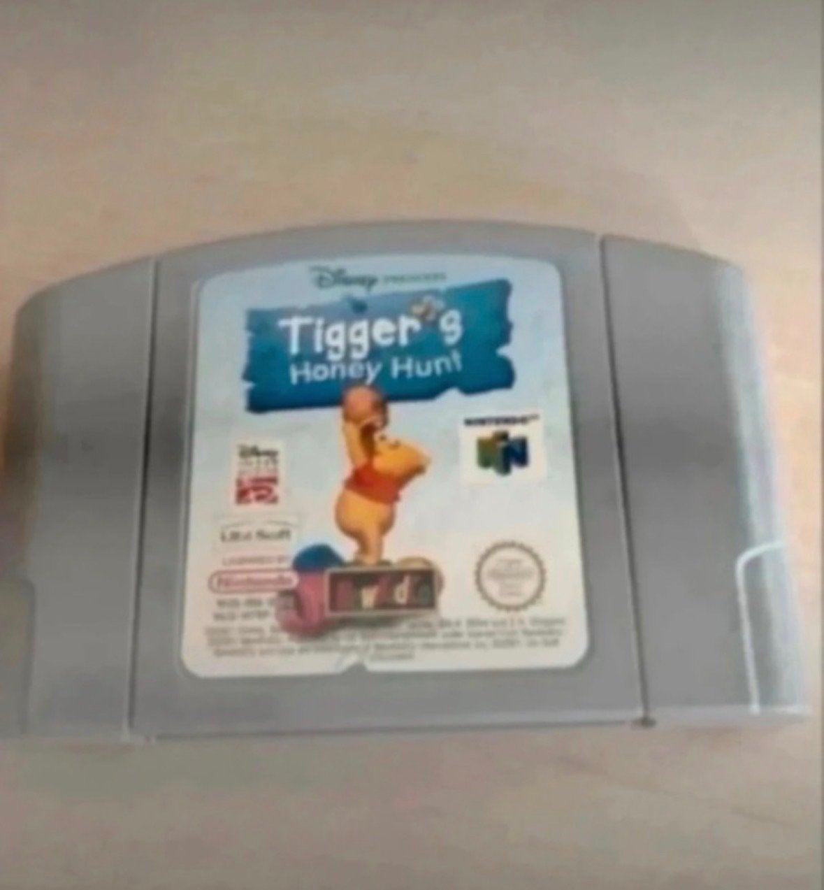 Tigger's Honey Hunt Nintendo 64 spel, Spelcomputers en Games, Games | Nintendo 64, Gebruikt, 1 speler, Ophalen of Verzenden, Vanaf 3 jaar