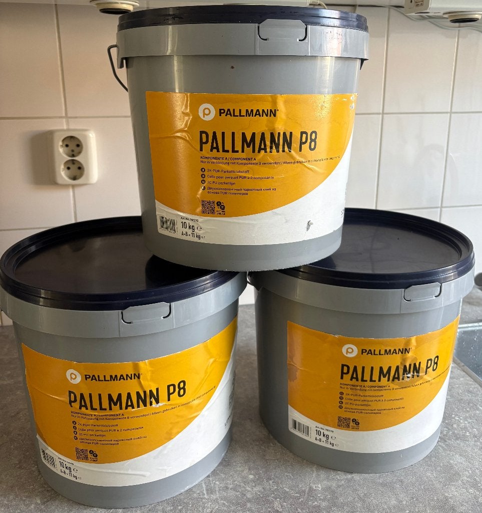 Pallmann P8 Parketlijm Nieuw/Restpartij, Ophalen, Nieuw, Wit