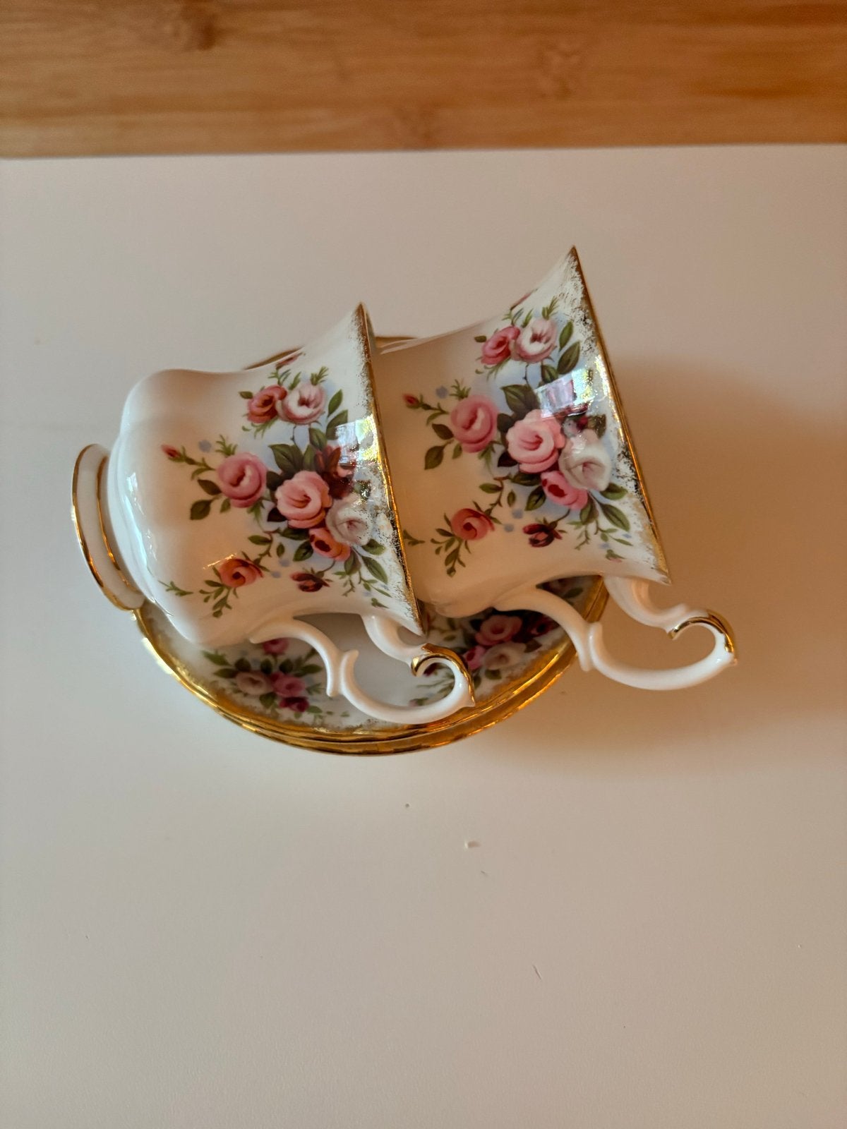Royal Albert Cottage Garden theekopjes met schotels, Ophalen of Verzenden