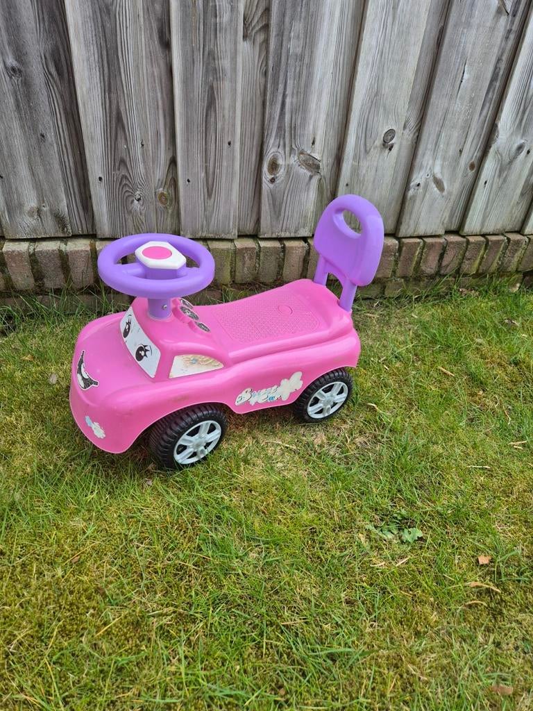 Loopauto roze, Ophalen of Verzenden, Gebruikt