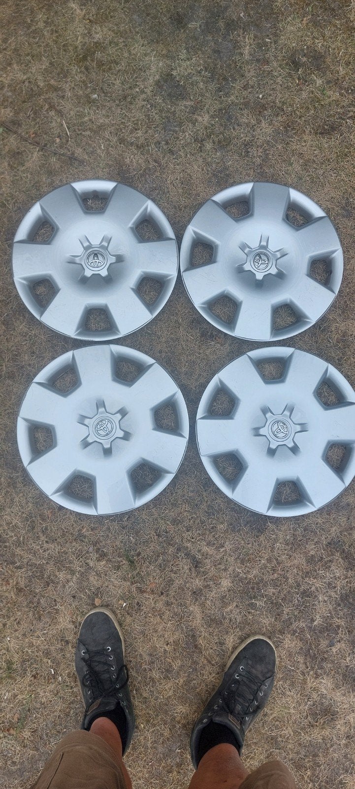 Toyota 15inch wieldoppen., Auto diversen, Wieldoppen, Ophalen of Verzenden, Gebruikt