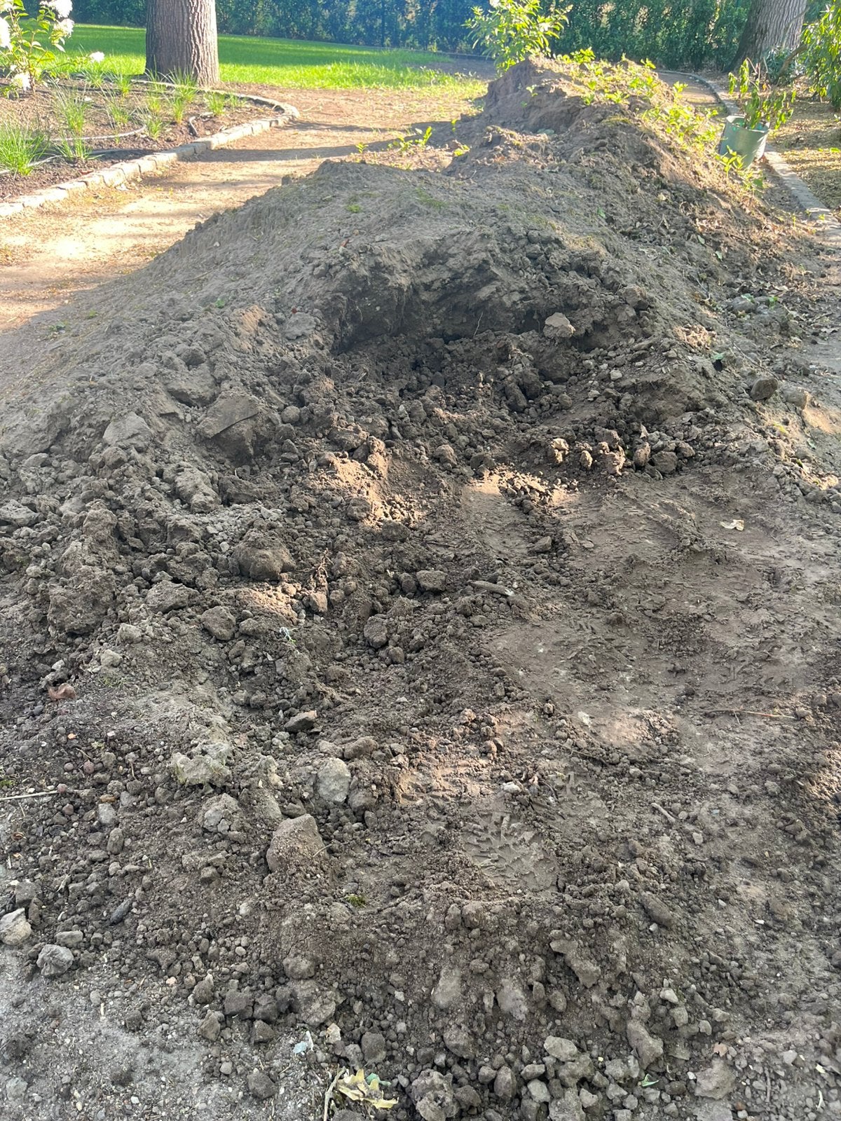 Zwarte grond, Ophalen, Tuinaarde