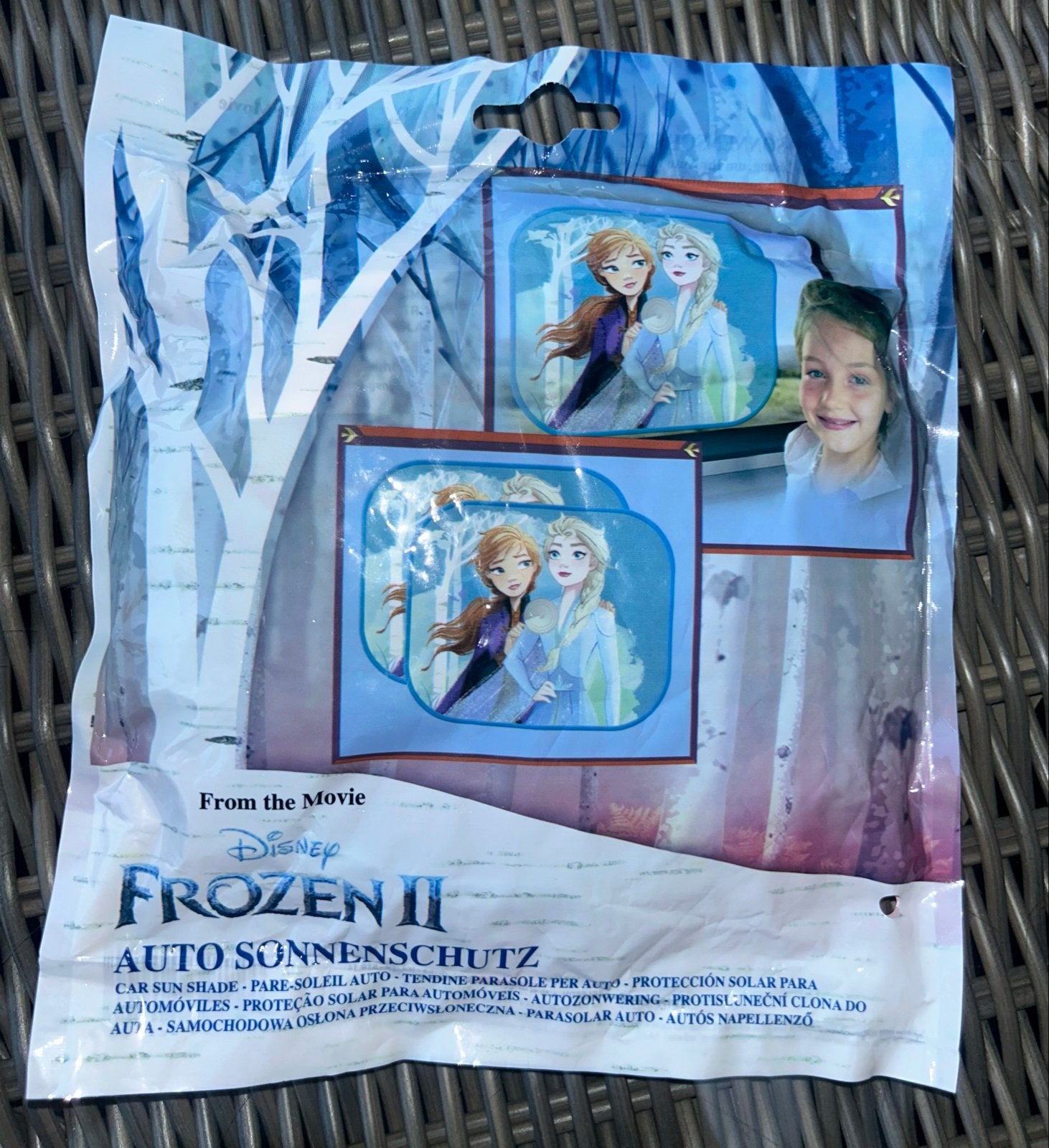 Disney Frozen II Auto Zonnescherm - Anna & Elsa, Ophalen of Verzenden, Nieuw