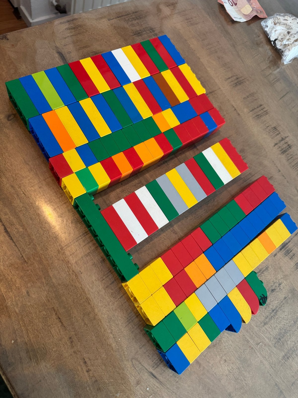 Grote partij Duplo blokken in diverse kleuren, Inclusief extra onderdelen, Ophalen of Verzenden, Zo goed als nieuw, Duplo
