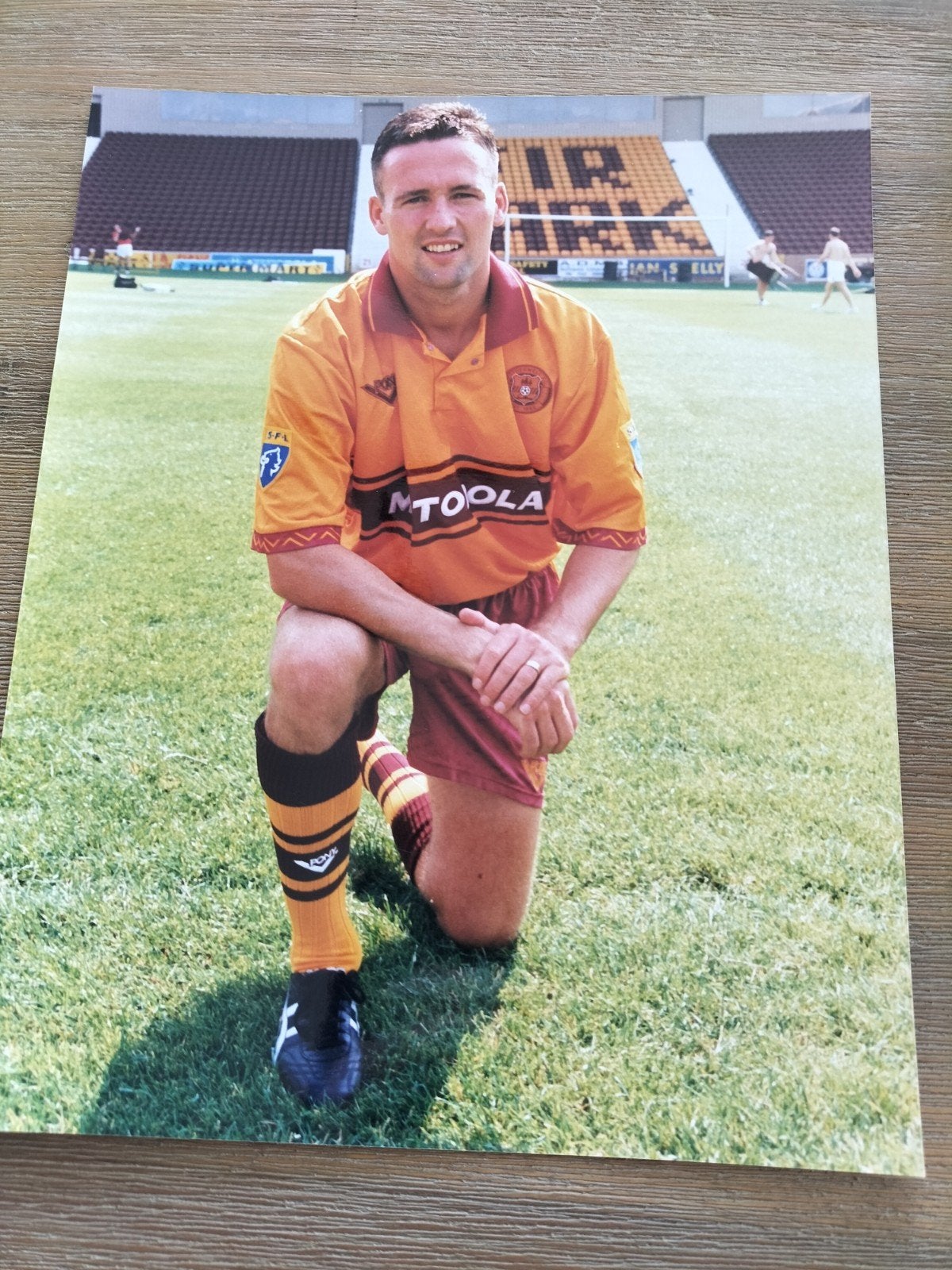 Foto Paul Lambert Motherwell  (PSV), Ophalen of Verzenden, Zo goed als nieuw, PSV, Overige typen