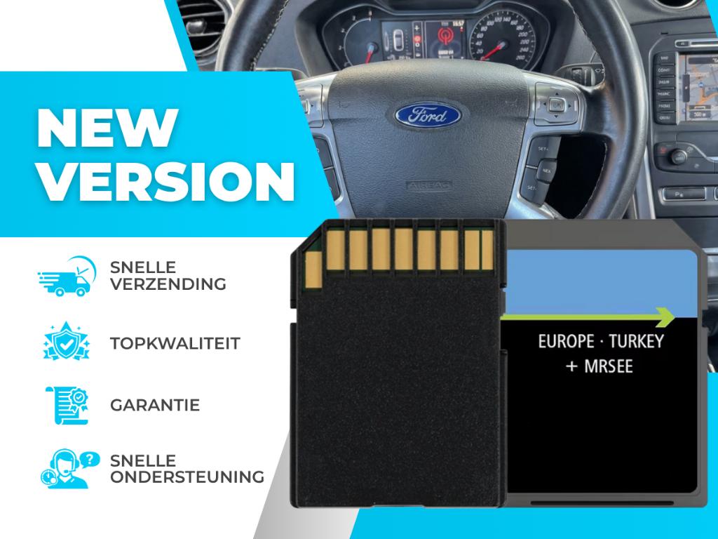 Ford MCA 2022-2025 SD Kaart ✅ Europa & Turkije NEW, Computers en Software, Navigatiesoftware, Verzenden, Nieuw, Heel Europa, Landkaarten