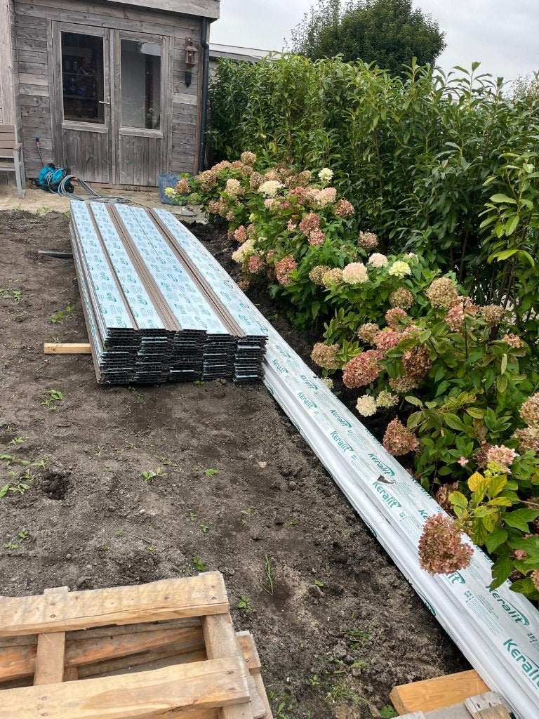keralit 40 m2, kleur 211810=bruingrijs, Diensten en Vakmensen, Nieuwbouw of Opbouw