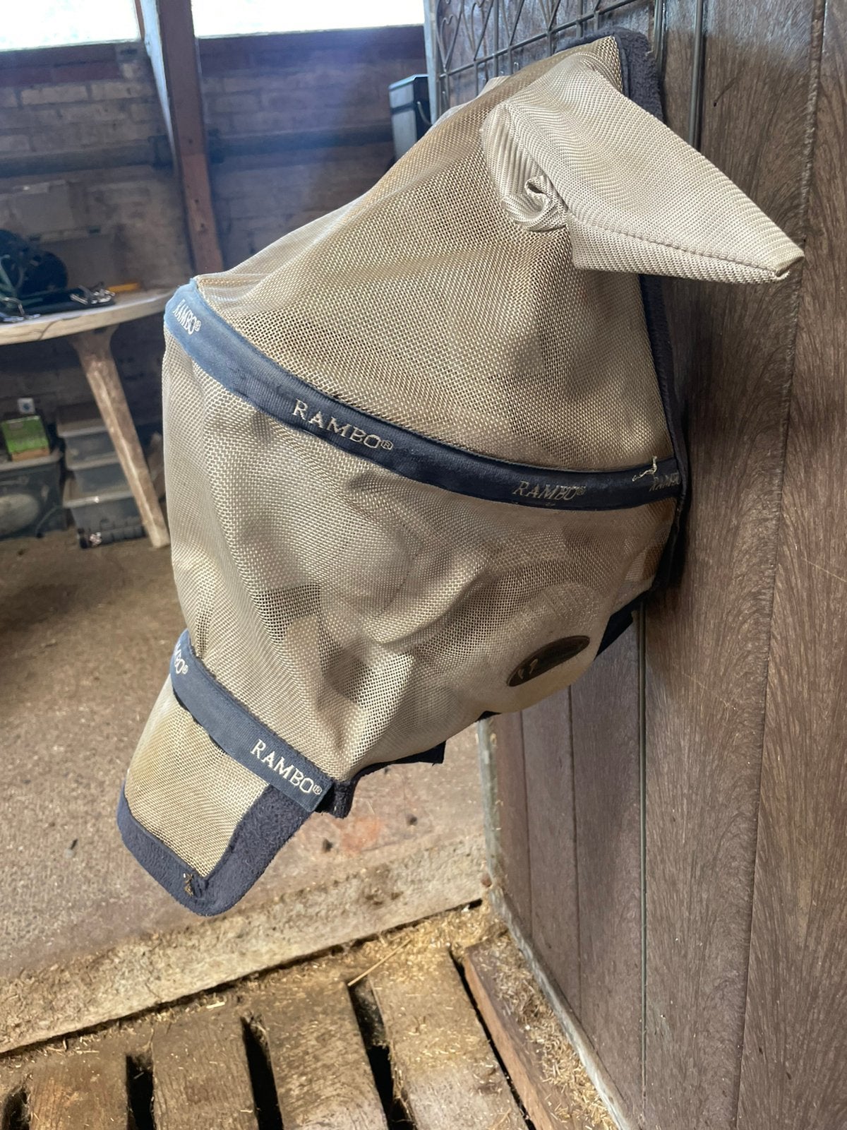 2 Rambo vliegenmaskers Full, Dieren en Toebehoren, Ophalen of Verzenden, Zo goed als nieuw