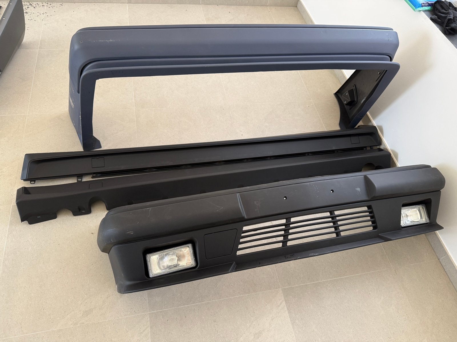 Mercedes W124 amg bumper sport bumper sidekskirts 300E 230E, Ophalen of Verzenden, Voor, Bumper