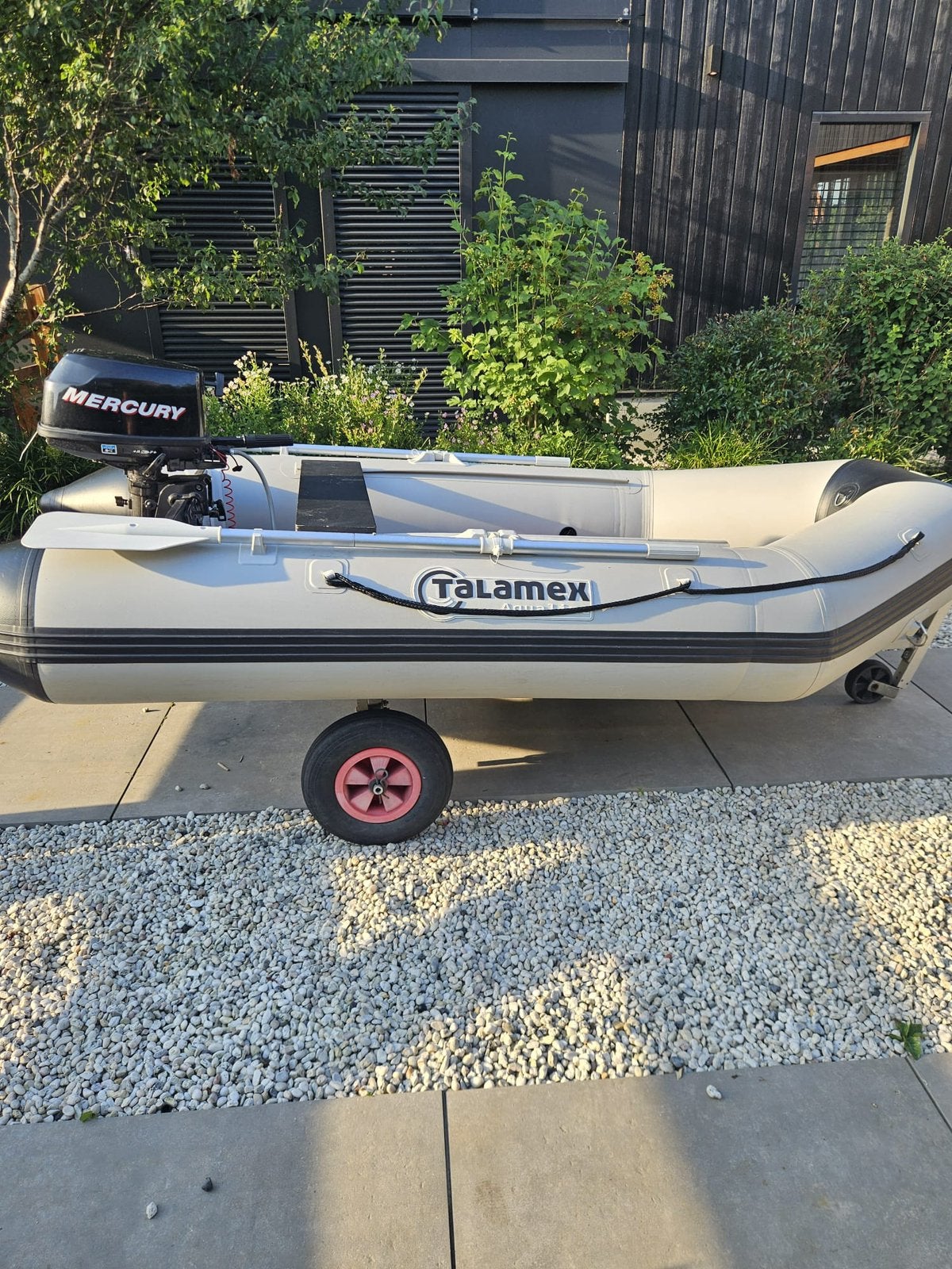 Rubberboot 300cm Mercury 6pk 4-takt kortstaart, Ophalen of Verzenden, Zo goed als nieuw, Motor en Techniek, Motorboot