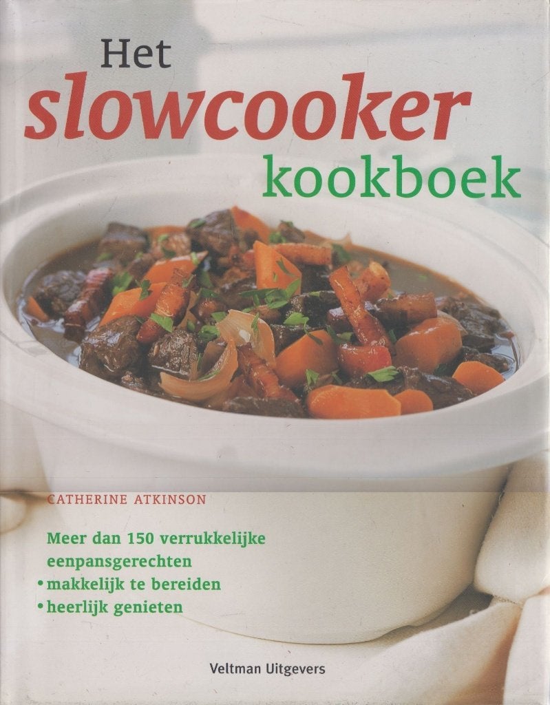 Het slowcooker kookboek (Hardcover met stofomslag!), Boeken, Voorgerechten en Soepen, Ophalen of Verzenden, Zo goed als nieuw