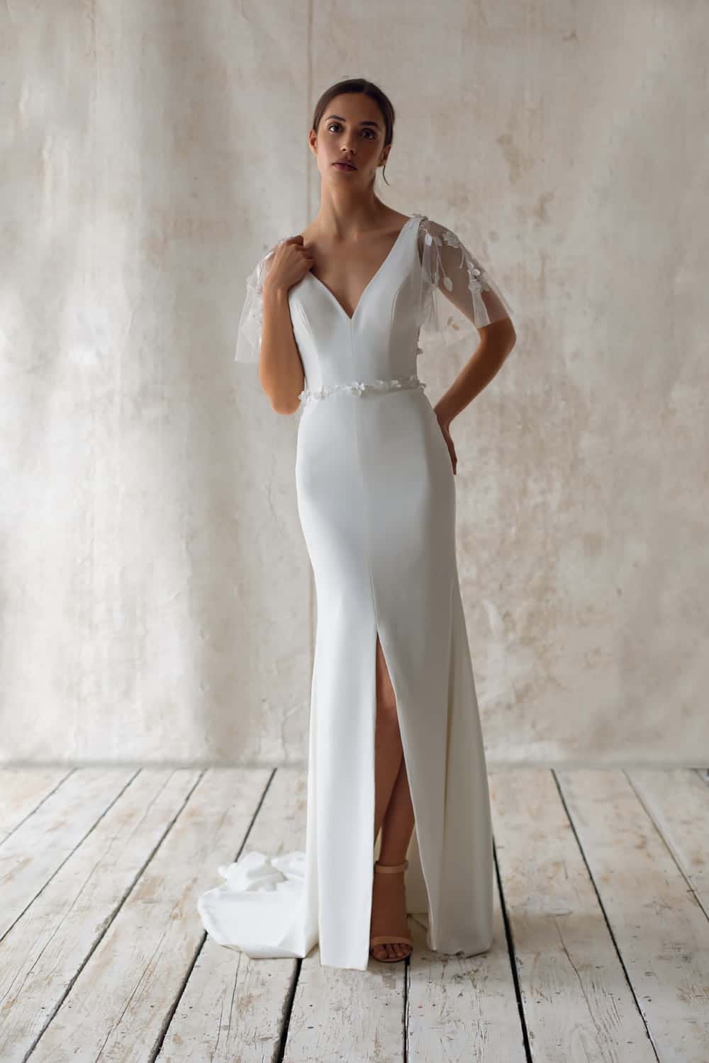 Love & Libery bridal trouwjurk maat 38 open rug, Ophalen of Verzenden, Zo goed als nieuw, Wit, Trouwjurk