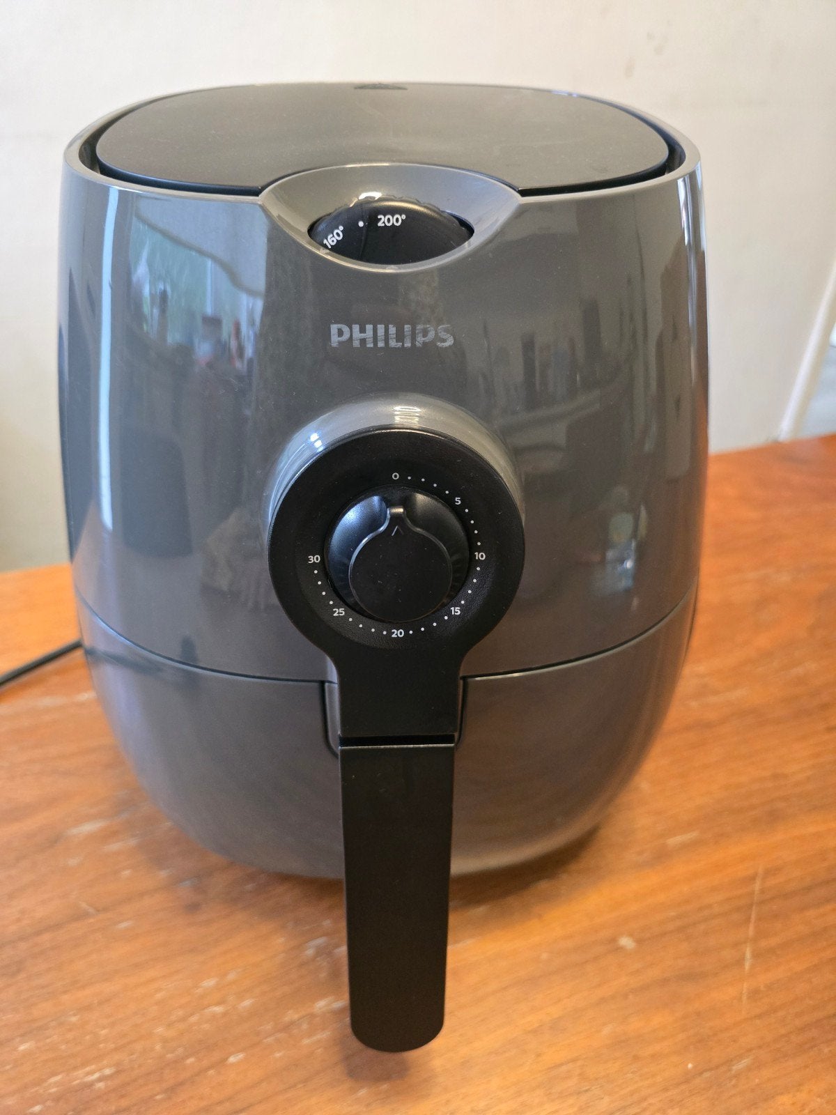 Philips Airfryer - Grijs - Zo goed als nieuw, Ophalen of Verzenden, Zo goed als nieuw, Airfryer, 750 t/m 999 gram
