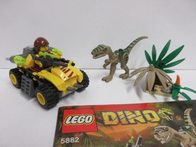 5882 Lego Dino Ambush Attack, met bouwtekening, Lego, Ophalen of Verzenden, Complete set, Compleet
