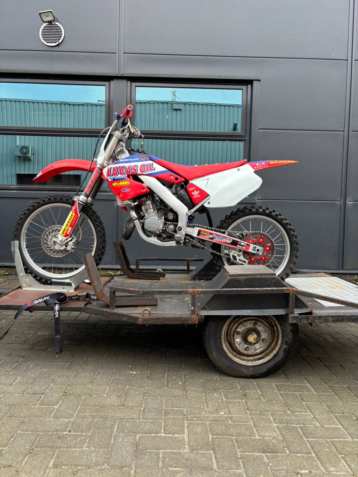 Crossmotor honda cr125, Ophalen