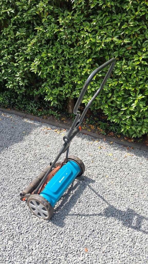 Gardena Handgrasmaaier - Perfect voor een strak gazon, Tuin en Terras, Grasmaaiers, Gebruikt, Handgrasmaaier, Ophalen of Verzenden