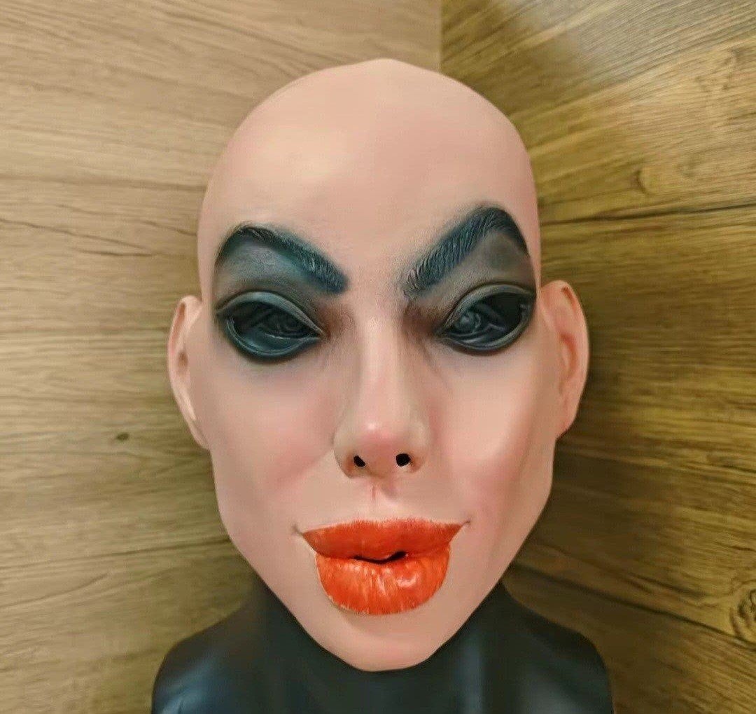 Realistische Vrouwen Masker met Make-up, Verzenden, Nieuw
