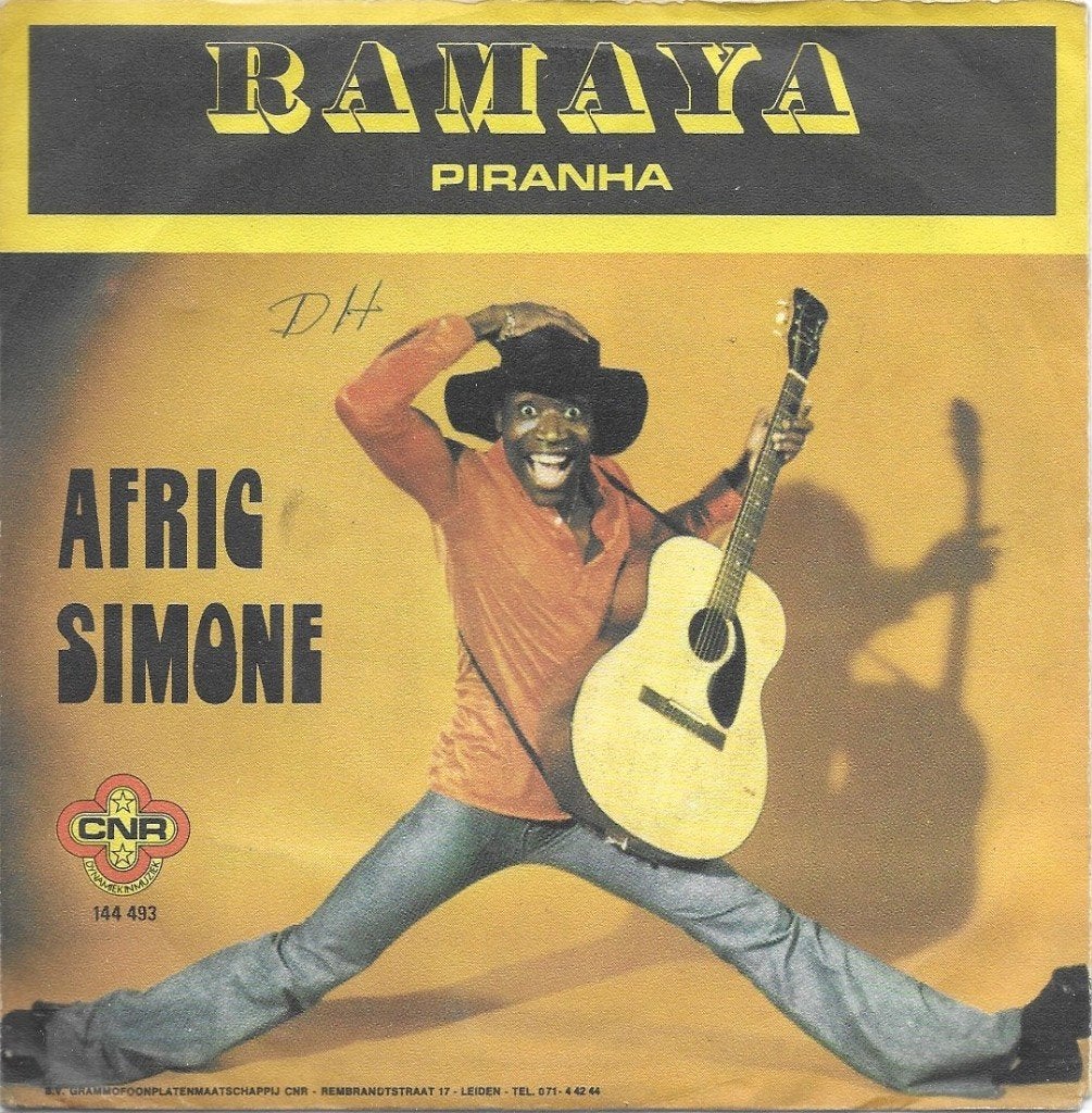 Vinyl Single Afric Simone, Ophalen of Verzenden, Gebruikt, Pop