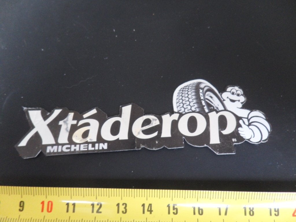 sticker MICHELIN Xráderop  folie, Verzamelen, Ophalen, Zo goed als nieuw