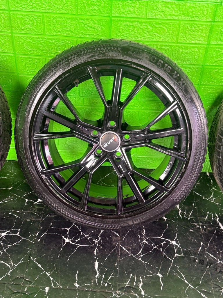 Volkswagen Golf Caddy Audi A3 velgen 18" 5x112 winter Gunner, Auto-onderdelen, Niet ingevuld, 18 inch, Gebruikt, Banden en Velgen